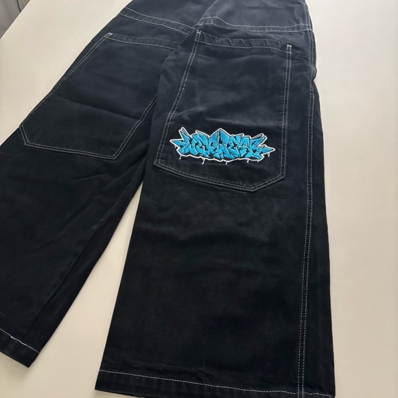 Wexwear (Jnco style) wide leg big pocket Y2K rave jeans - Picture 2 of 12